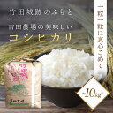 【ふるさと納税】＜令和6年産 新米＞竹田城跡の麓 吉田農場の美味しいコシヒカリ（白米）10kg コシヒカリ こしひかり コメ こめ 米 ごはん ご飯 白米 10キロ 兵庫県 朝来市 AS1BH1