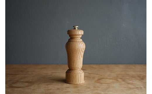 ペッパーミル ６インチ　クリ ｜ 15㎝ 職人 手作り 受注生産 オリジナル キッチン用品 ペッパーミル  高級感  人気 おすすめ 調理器具 胡椒 ギフト プレゼント 送料無料 長野県 大町市 ふるさと納税