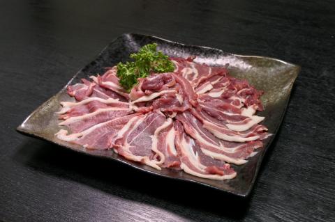 天然イノシシ肉（スライス薄め・冷凍）鍋物用 約500g×2パック