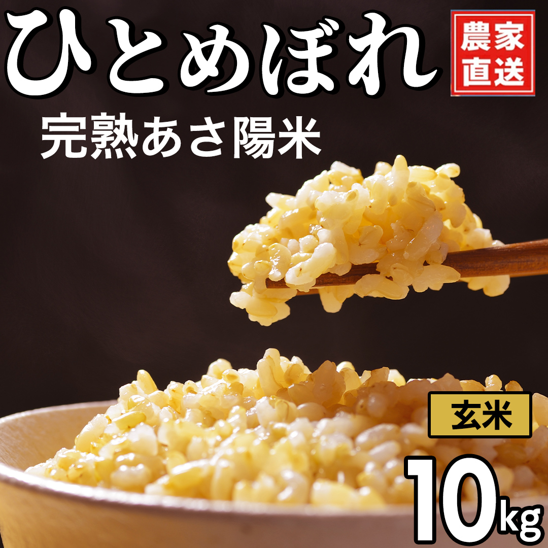【 令和8年産 新米 】完熟あさ陽米 (玄米) 10kg (5kg×2) ひとめぼれ 特別栽培米 令和8年産 生産農家直送  米 産地直送 こめ 玄米 ご飯 あさ陽米 岩手県 特別栽培 農家直送 事業者応援 生産者支援 日常使い (CP032)