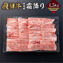 【ふるさと納税】飛騨牛 霜降り 焼肉 1.5kg A4 A5 冷凍 牛肉 和牛 肉 国産 熨斗掛け バーベキュー 焼き肉 高級 ギフト 熨斗 のし 人気 寄合所 耕［Q2237］60000円 6万円