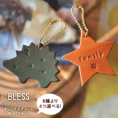ふるさと納税 糸島市 【手づくりキット】本革 オリジナル チャームセット BLESS [AAA017]