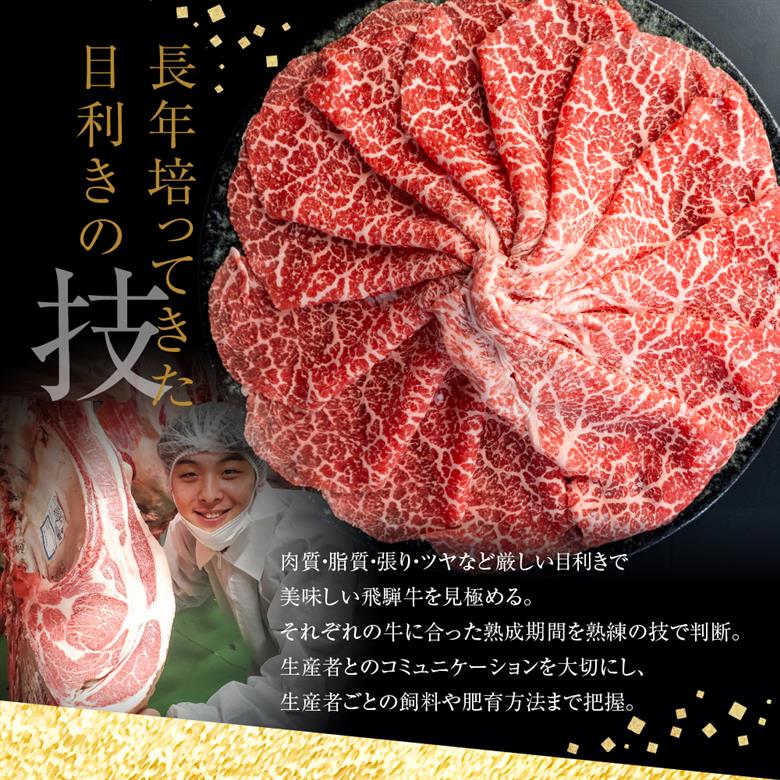 飛騨牛うで or ももすき焼 450g すき焼き用 国産牛 国産 牛肉 肉 厳選 熟成 贈答用[Q876xc]