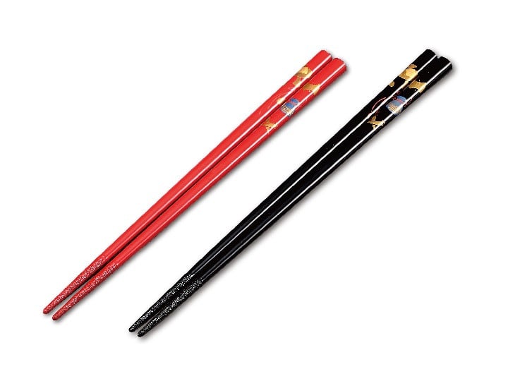 
                  輪島塗　夫婦箸（宝づくし蒔絵、手書き）
                