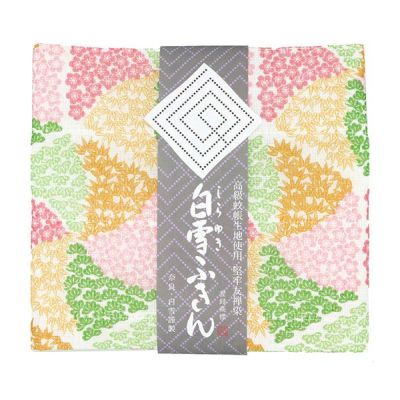 【ふるさと納税】 白雪友禅ふきん 松竹梅 2枚セット （ピンク・ブルー） ふきん 布巾 台拭き キッチンクロス 友禅染め 蚊帳生地 吸湿 保湿 ふんわり ハンカチ タオル おしぼり 楽天 返礼品 寄付 お絞り 食器拭き 贈り物 ギフト プレゼント なら 奈良県 奈良市 3-007