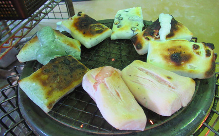 和楽の切り餅 よもぎ味 5袋｜鳥取 もち モチ お餅【52012】