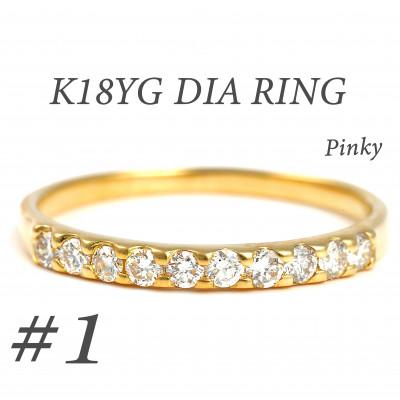 ふるさと納税 富士川町 ピンキー　エタニティリング　0.18CT　R3996DI-Y #1