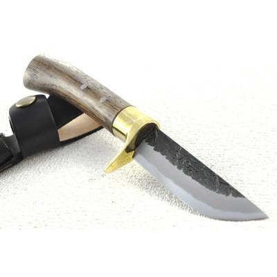 ふるさと納税 南国市 土佐鍛　豆山遊鉈80(真鍮ツバ輪) 土佐オリジナル白鋼