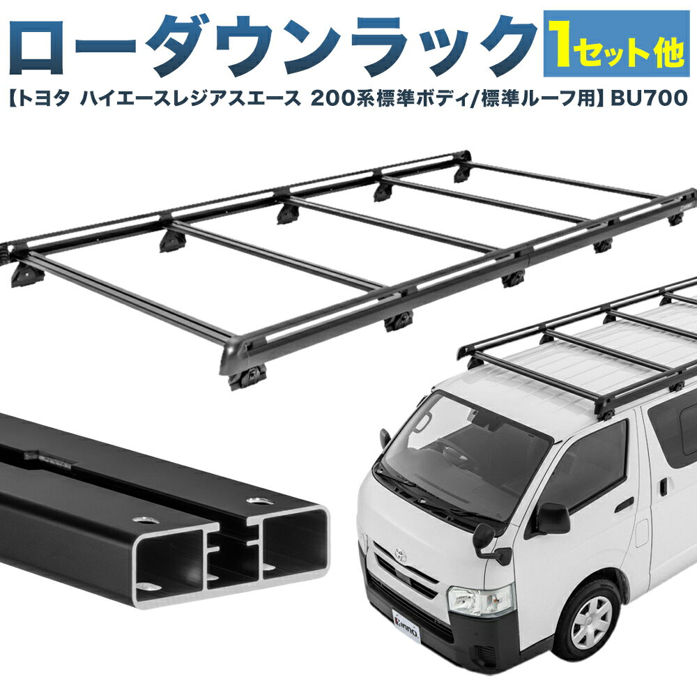【ふるさと納税】ローダウンラック トヨタ ハイエース・レジアスエース 200系 標準ボディ 標準ルーフ用 BU700 株式会社カーメイト《7~14日以内(土日祝除く)》 茨城県 結城市 車 カー用品【配送不可地域あり】(沖縄・離島)
