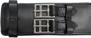 SOMES　Reiz　ドレッサージュ革腹帯（60cm）（ブラック）