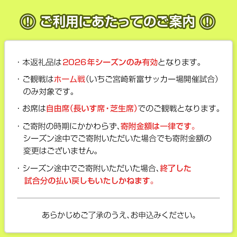 ＜ヴィアマテラス宮崎＞2026年 ホーム戦シーズンパス なでしこリーグ サッカー チケット【E265】_イメージ5