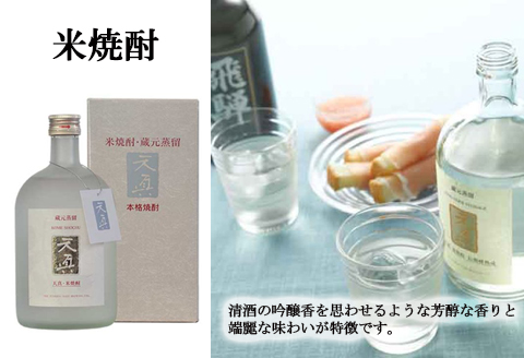 【天領酒造】「天真」麦・米セット  麦焼酎 米焼酎 （各 720ml×1本） 焼酎 お酒 下呂温泉【2-22】