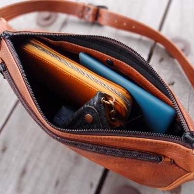 ふるさと納税 ひたちなか市 Ciwau leathers 【BOAT BAG】チェスナットブラウン　　CW-BTB-CBR |  | 02