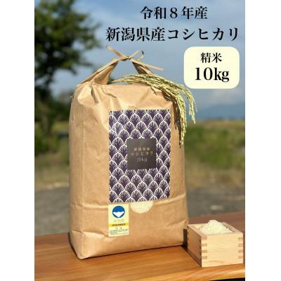 ふるさと納税 聖籠町 《令和8年産》金助農業のコシヒカリ精米10kg