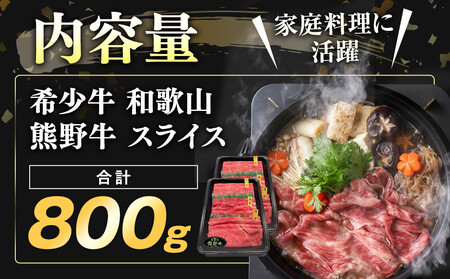 和歌山 熊野牛 スライス 合計800g（400g × 2パック） ［モモ ・ ウデ ・ カタ いずれか］［MK5w］