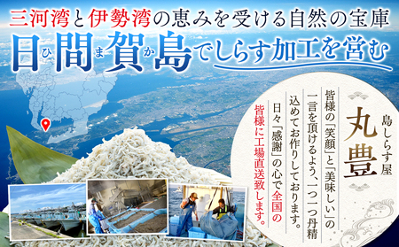 訳あり 釜揚げしらす 2kg 冷凍 愛知県南知多町 日間賀島