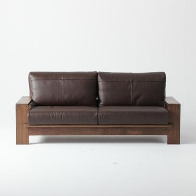 ふるさと納税 大川市 ソファ　MARRON180　180cm　ウォールナット　無垢材　WAプラス