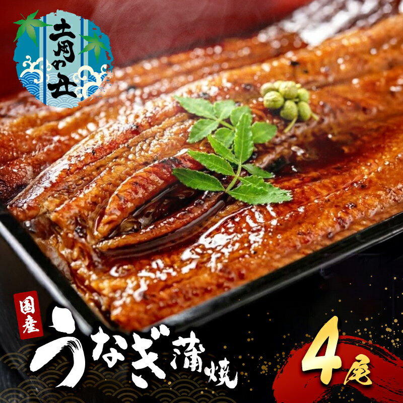 【ふるさと納税】【2025年7月12日より発送】土用の丑の日「国産うなぎ蒲焼」4尾(960g～1kg)　お届け：2025年7月12日～末日まで