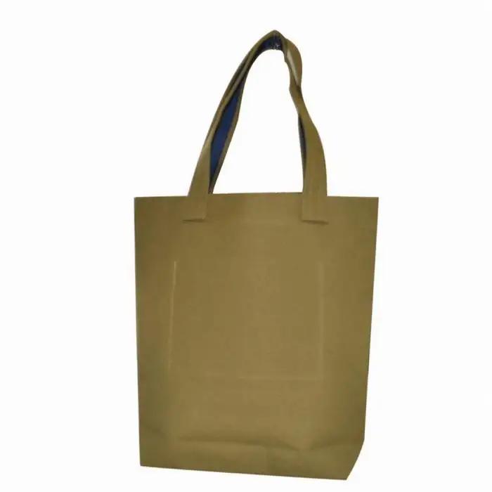 【福岡市の縫製工場オリジナルブランド　OKUNIYA】A4トートバッグ オリーブ