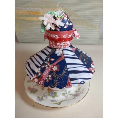 ふるさと納税 高松市 飛沫防止食器カバー華姫　着物ドールリウム(R)