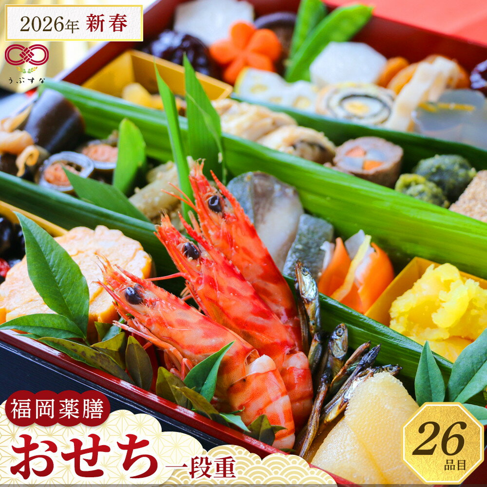 【ふるさと納税】【博多発祥の薬膳食養生】2026年新春 福岡 薬膳おせち 一段重 《2025年12月30日配達》 | 無添加 冷凍 自然解凍可 九州 自然素材 食品 惣菜 おせち 2026 薬膳 おせち料理 お節 正月 数の子 松前漬け 年内発送 期間限定 福岡県 福岡市 人気 おすすめ 送料無料