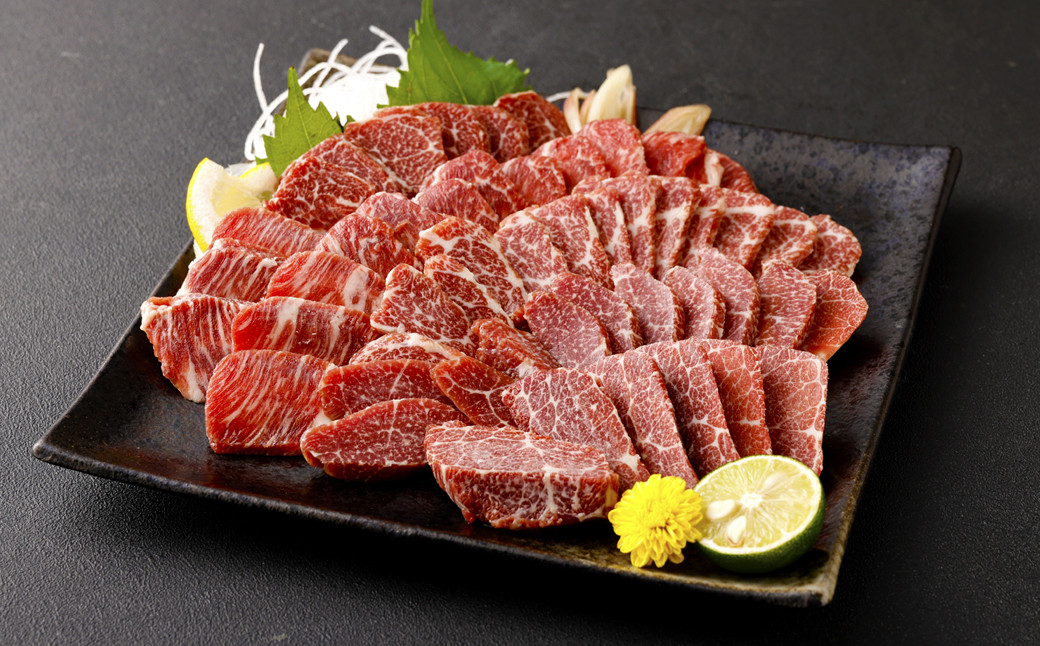 熊本 馬刺し 上霜降り トロ 300g (50g×6個) 馬肉 