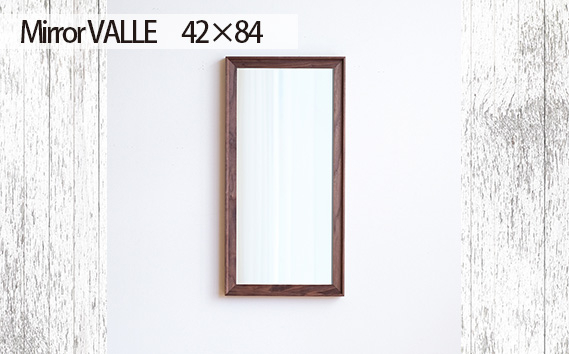 
No.621 府中市の家具　Mirror VALLE　42×84 ／ 木製 鏡 ミラー インテリア 広島県
