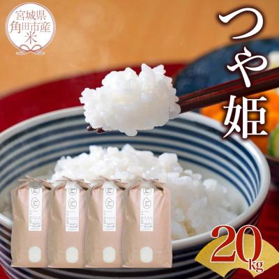 ふるさと納税 角田市 【2026年分先行予約】宮城県角田市産米【令和8年産】つや姫 10kg(5kg×2)