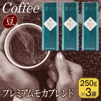 ふるさと納税 泉佐野市 和ごころブレンド  250g×3袋/豆 099H1846