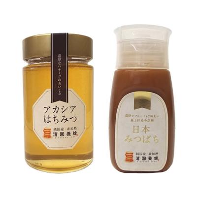 ふるさと納税 長野県 はちみつセット(日本みつばちはちみつ&アカシア) |  | 01