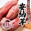 【ふるさと納税】【先行受付】高糖度で人気定番！安納芋10kg ｜ さつまいも サツマイモ 焼き芋 やきいも 産地直送 スイート　※2024年10月中旬～2025年3月中旬頃まで順次発送予定