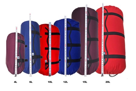 [R156] oxtos NEW透湿防水コンプレッションバッグ 15L【ブルー】