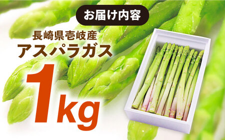 壱岐産 アスパラガス 1kg《壱岐市》【壱岐市農業協同組合】[JBO004] 11000 11000円 野菜 旬 春野菜 夏野菜 アスパラ 産地直送 アスパラ アスパラガス グリーンアスパラガス 冷蔵