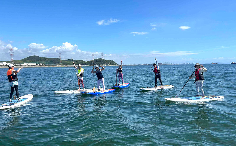 【兵庫 姫路 白浜海水浴場】SUP体験 1日コース（90分レッスン＋午後フリー）初心者OK サップ体験 マリンスポーツ 体験チケット LANIKAI