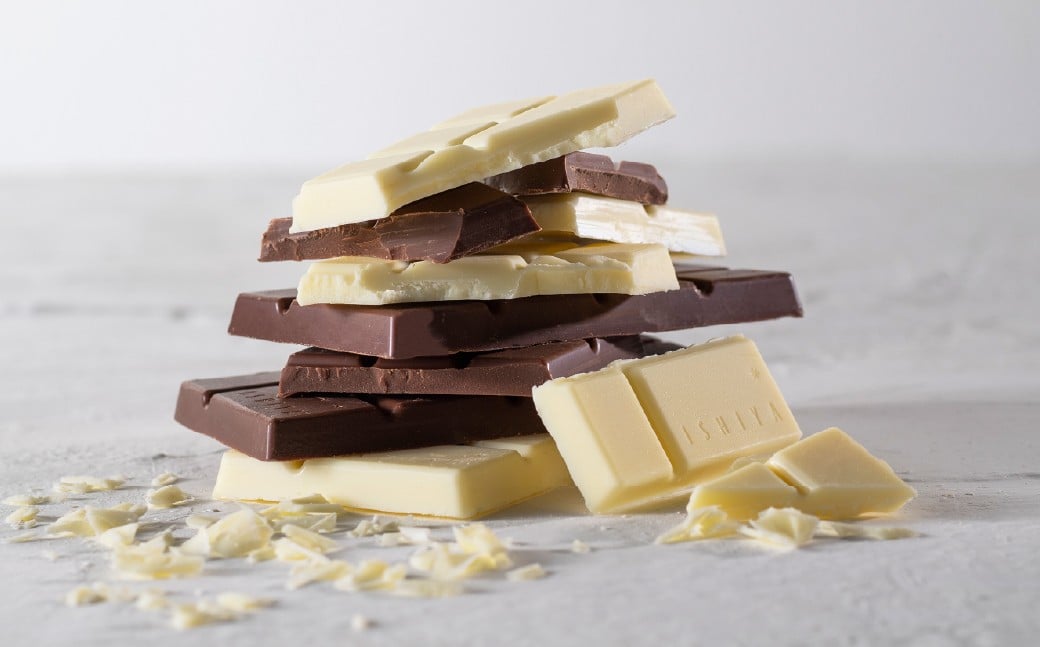 【1ヶ月毎2回定期便】 チョコレートタブレット 白い恋人ブラック 計10パック