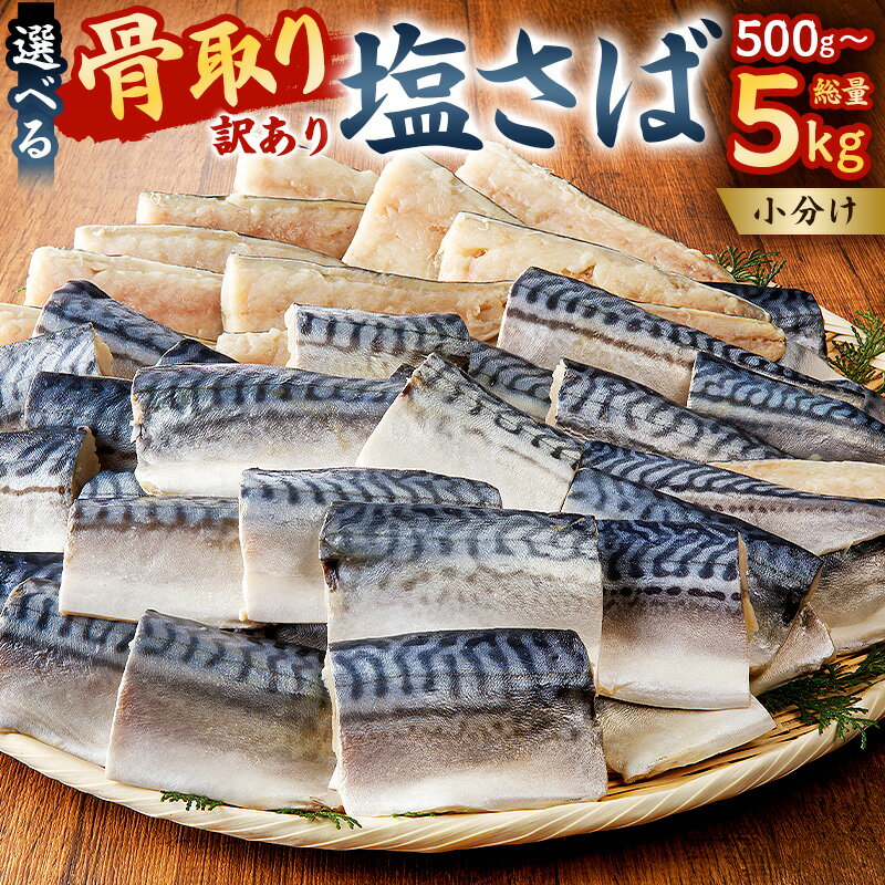 【ふるさと納税】 訳あり 骨取り塩さば 切り身 骨取り 骨抜き 骨なし 魚 小分け 青魚 不揃い 便利 簡単 冷凍 魚介 海鮮 お弁当 惣菜 おかず 塩焼き 味噌焼 味噌煮 kg数 回数が選べる サバ 食品 お取り寄せ グルメ 千葉県 南房総市 送料無料
