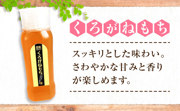 手軽に簡単チューブはちみつ（百花・くろがねもち）各500g 計2本セット 蜂蜜 ハチミツ お取り寄せ グルメ 三次市/重森養蜂場 [APBO005]