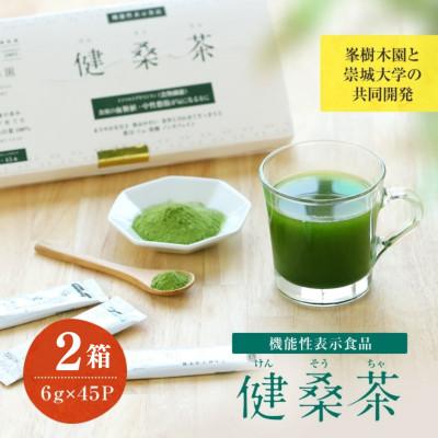 ふるさと納税 合志市 機能性表示食品 健桑茶 2箱(各45本)
