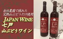 【ふるさと納税】 七戸山ぶどうワイン　720ml×2本　【02402-0154】