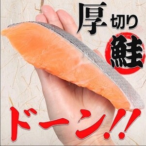 【市場食堂　花いち】銀鮭厚切り　切り身　6キロ　【11100-1916】
