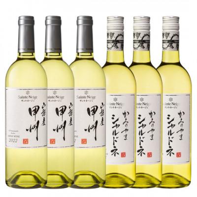 ふるさと納税 山梨市 サントネージュワイン　甲州・シャルドネ6本セット