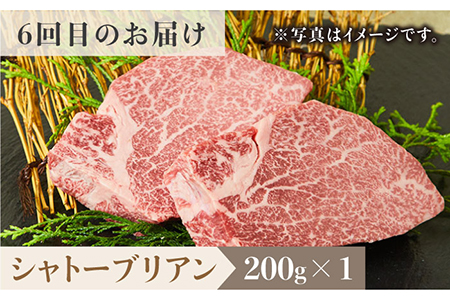 ＜6回定期便＞佐賀牛希少部位〜ひとり贅沢ステーキコース〜イチボ/ランプ/ミスジ/クリ/サーロイン/シャトーブリアン【ミートフーズ華松】ブランド 高級 和牛 霜降り やわらか 冷凍 料理  精肉 牛肉 