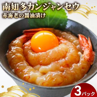 ふるさと納税 南知多町 赤海老 南知多カンジャンセウ 4匹×3袋