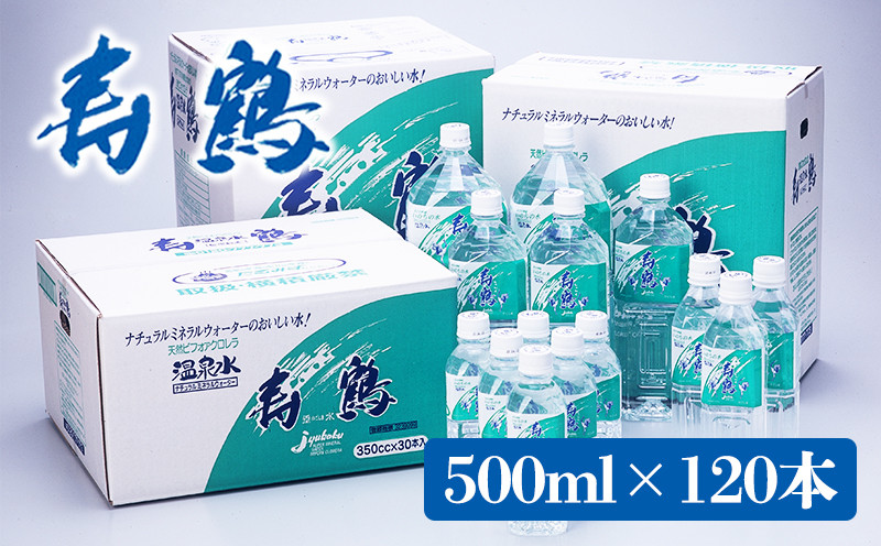 
G7-1005／飲む温泉水 寿鶴　500ml×120本
