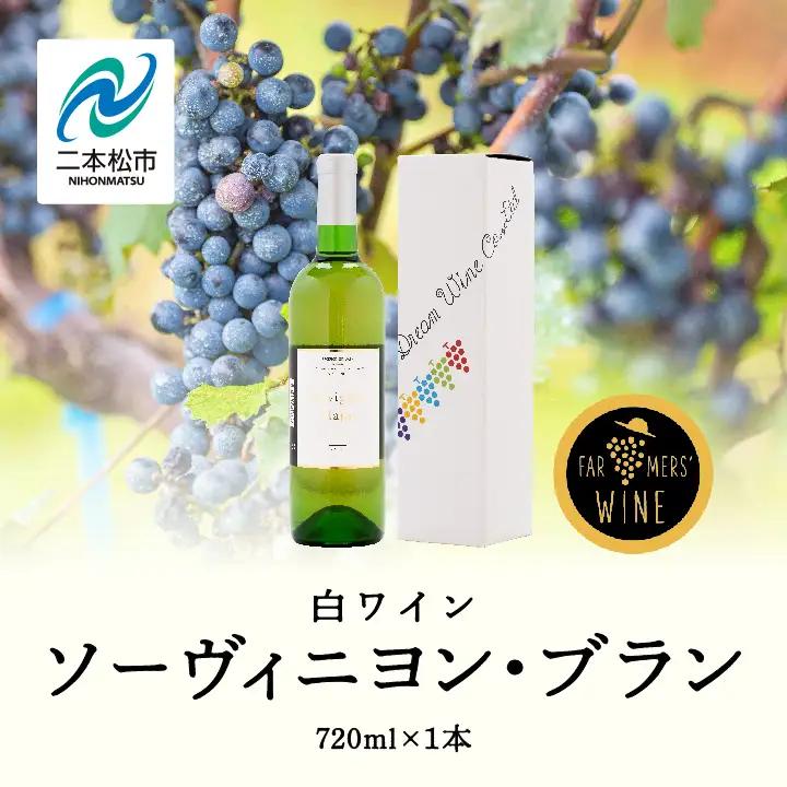 ワイン ソーヴィニヨン・ブラン（白）720ml×1本【ふくしま農家の夢ワイン株式会社】