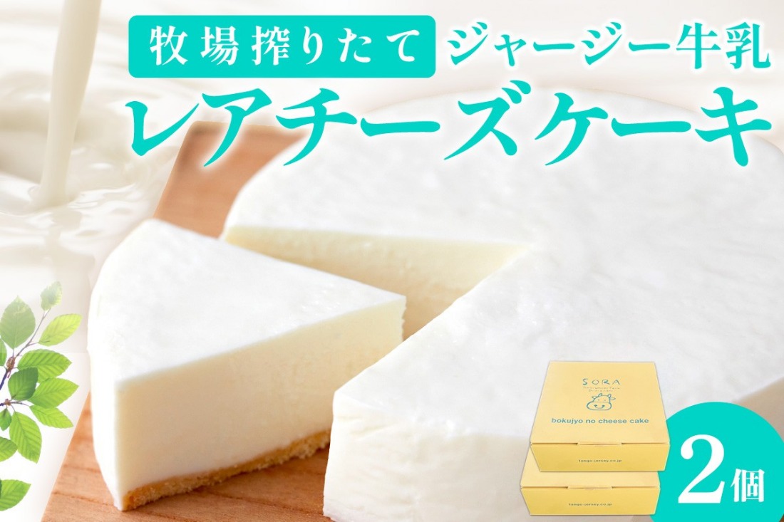 牧場のチーズケーキ（生）２個セット　TJ00012