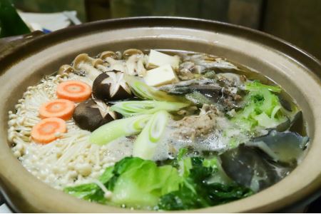 美容にも健康にもバッチリ！コラーゲンたっぷりのすっぽん鍋セット（野菜付き）4人前_S50