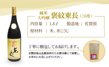 【マッカーサーも愛した】純米大吟醸「褒紋東長」1.8L【大串酒店】[HAK015]日本酒 一升瓶
