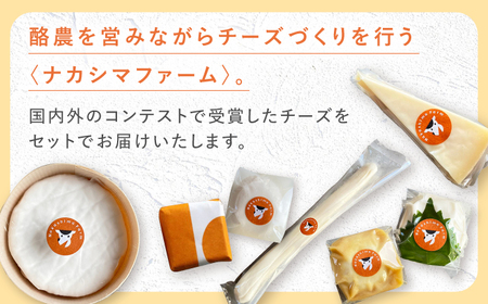 【12回定期便】 ナカシマファーム のおすすめ チーズ 6種 セット【ナカシマファーム】[NAJ007] チーズ ナカシマファーム チーズ 酪農家の手作りチーズ てづくりチーズ 人気チーズ おすすめチ