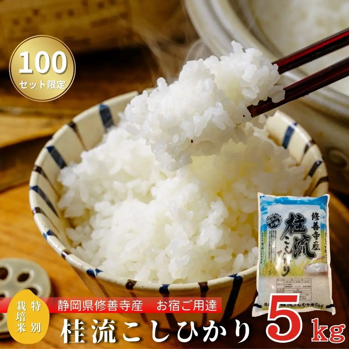 米 桂流 こしひかり 米 （ 数量限定 100 セット）米 特別栽培米 米 ５㎏  015-013